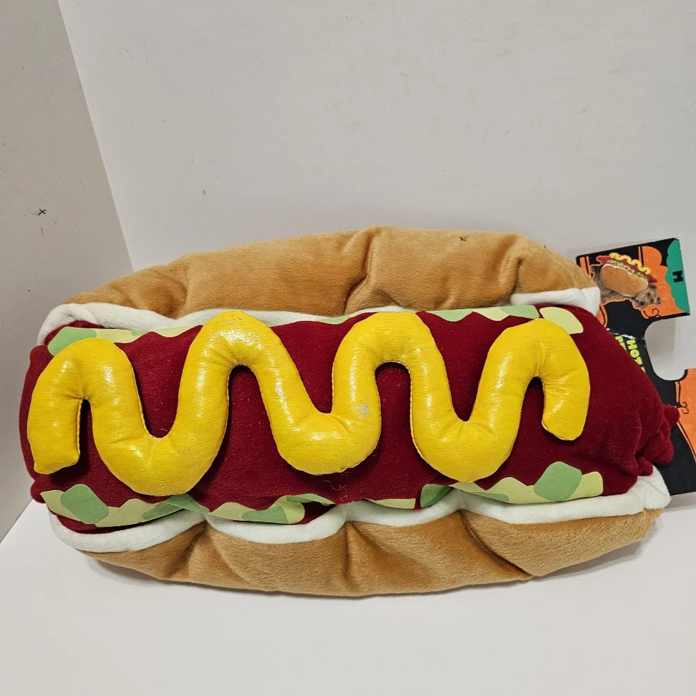 New Hot Dog Pet Costume Sz M